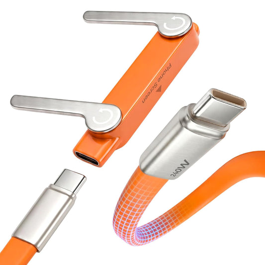 Fast Charging Cable with Detachable Stand | USB-C & Lightning VIP