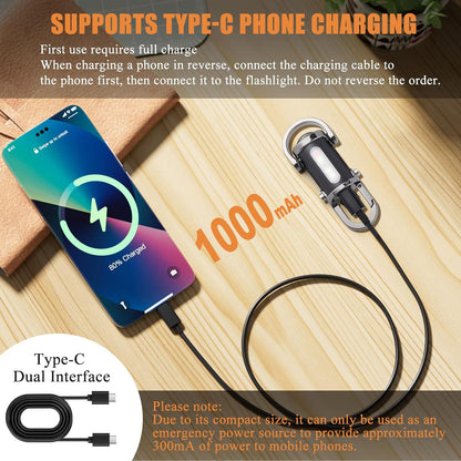 Rechargeable Mini Keychain Pocket Torch