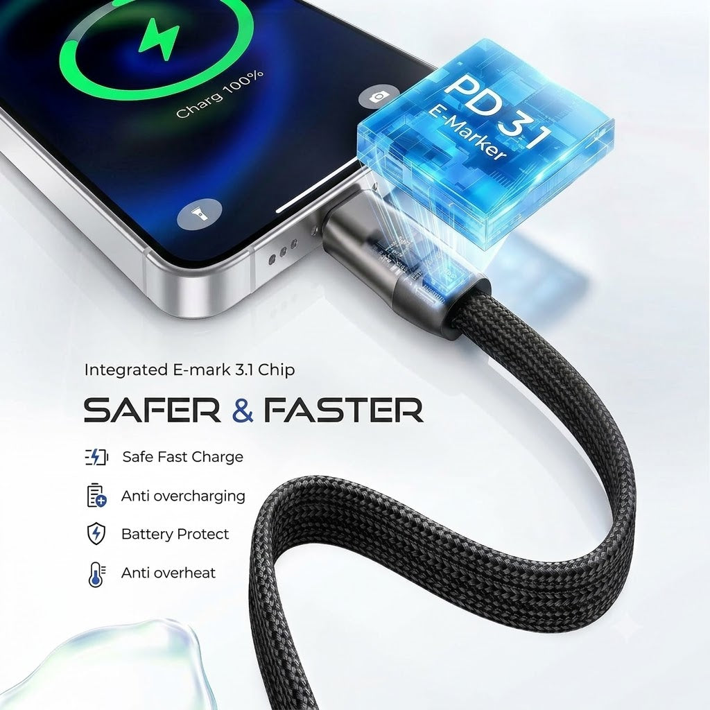 Invisible Stand Type-C Charger Cable VIP