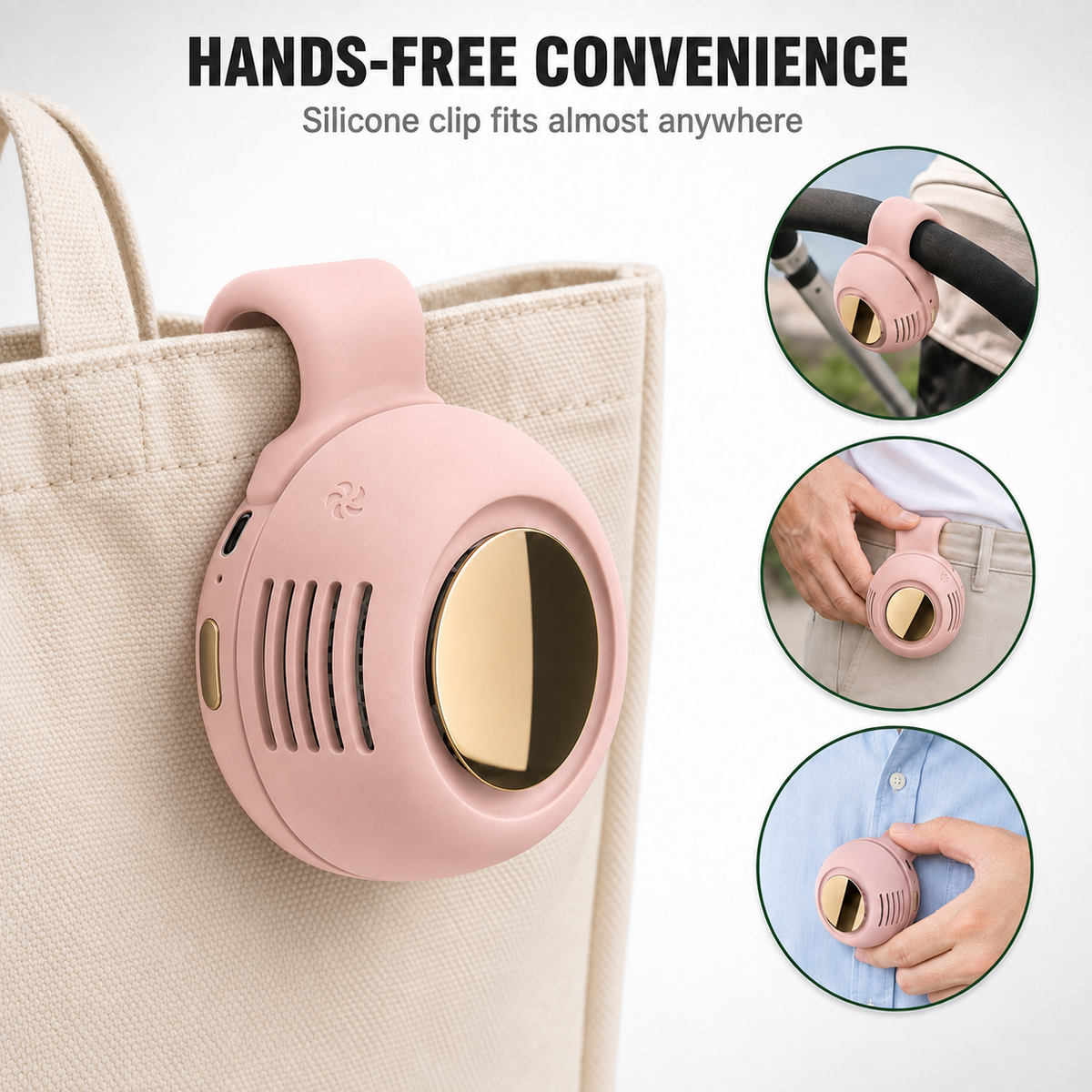 Portable Clip-On AC Fan