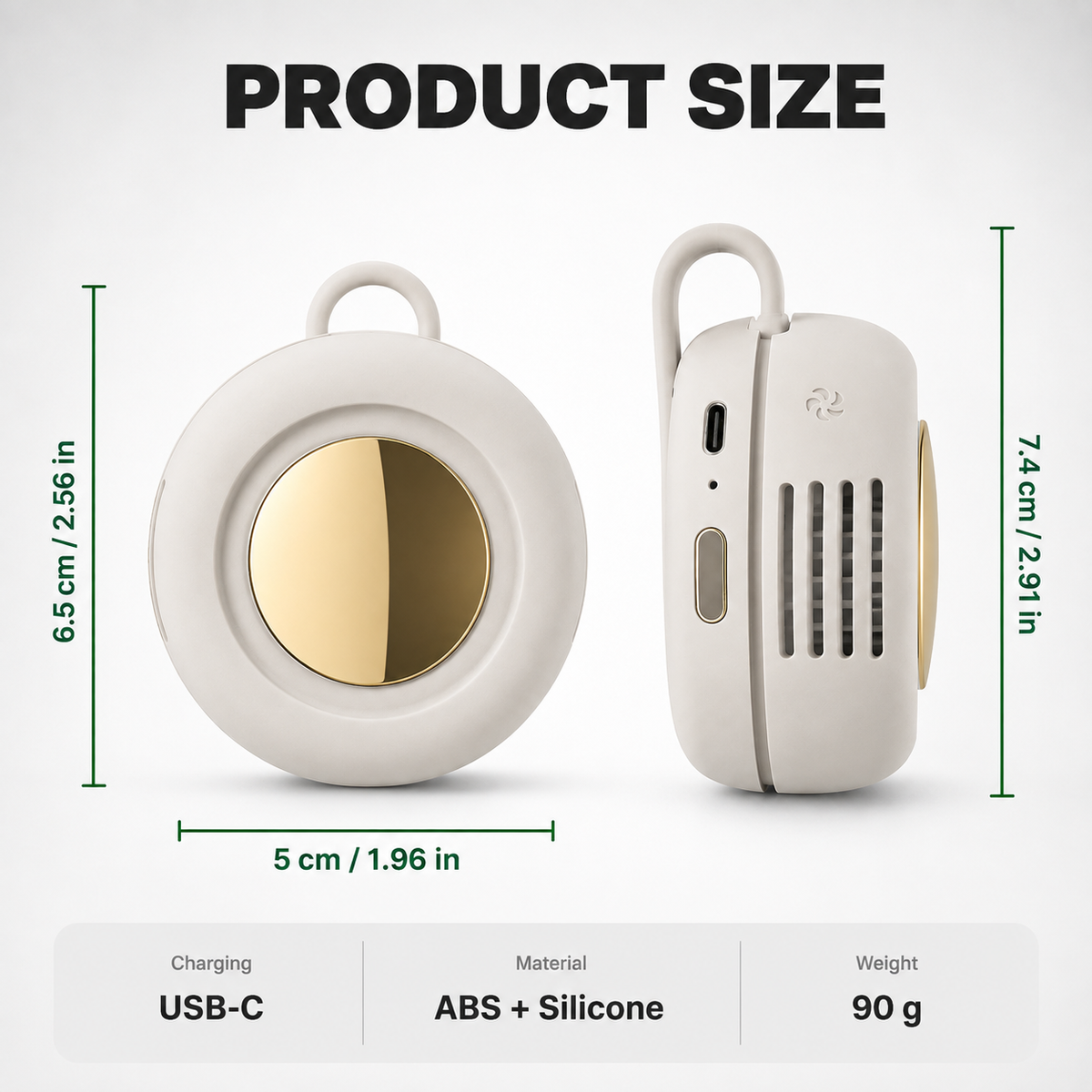 Portable Clip-On AC Fan VIP