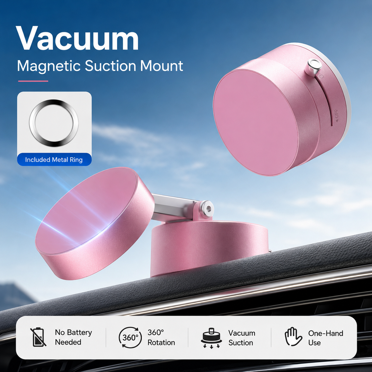 Magnetic Suction Phone Mount VIP