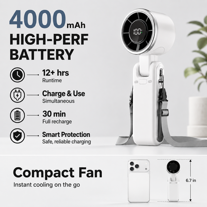 Handheld Portable AC Fan