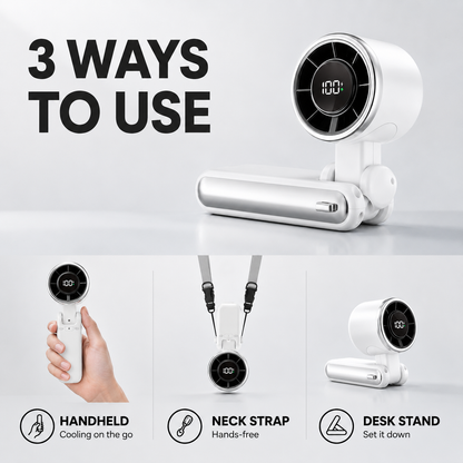 Handheld Portable AC Fan