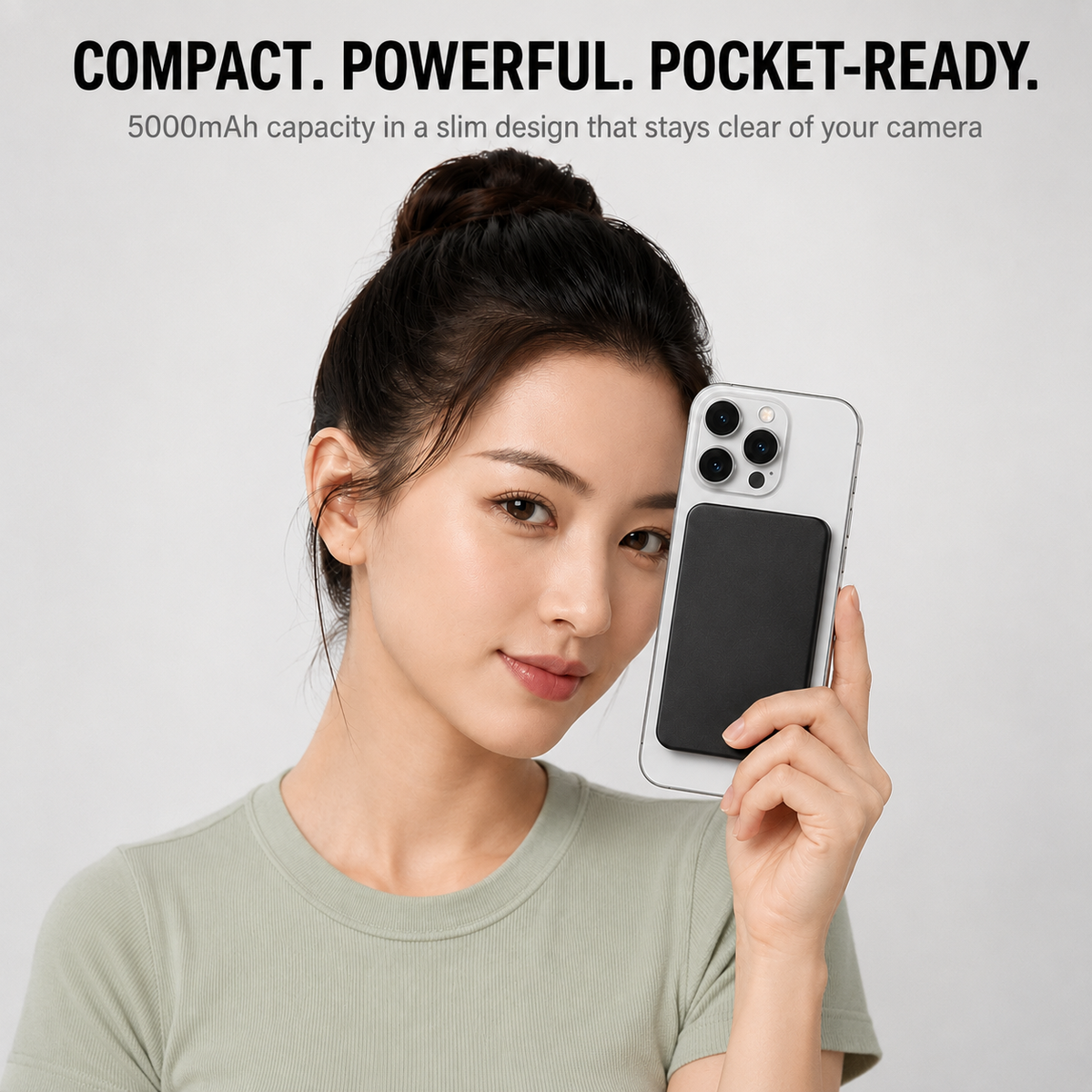 Magnetic Wireless Power Bank.