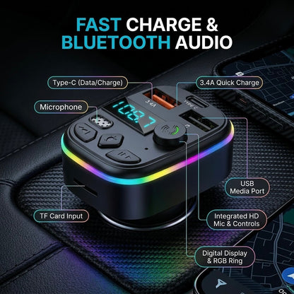 Bluetooth Car Smart Adapter Upgraded Design