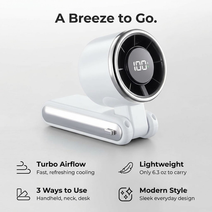 Portable Handheld AC Fan.