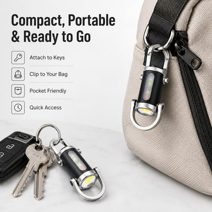 Rechargeable Mini Keychain Pocket Torch